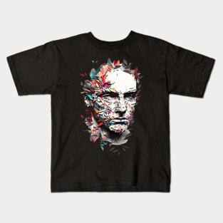 Man Made of Flowers Kids T-Shirt